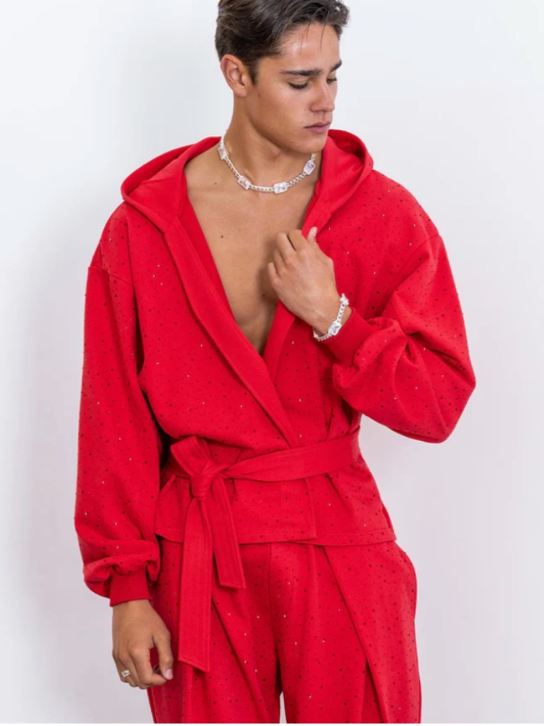 Orttu Kai Rhinestone Cardigan & Pants